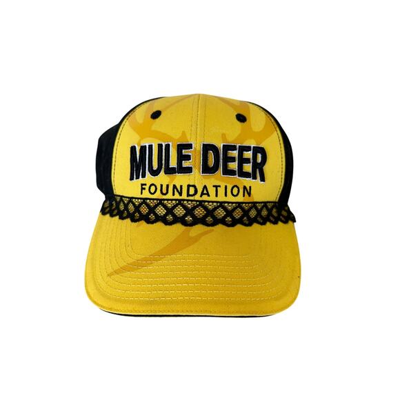 Mule Deer Foundation Trucker Hat Hunting Baseball Cap Gorpcore Festival Rare - Picture 2 of 6
